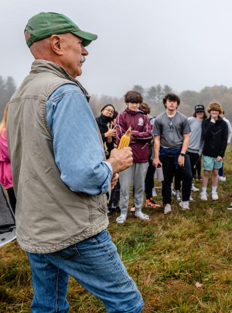 farm field trip with students